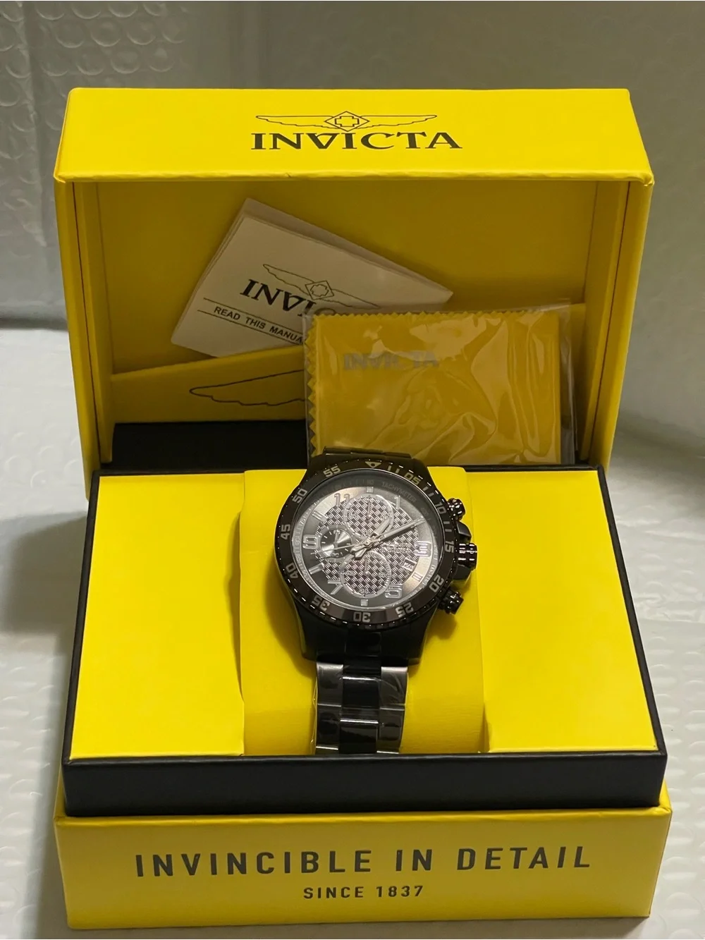 Invicta Specialty Mach Gala Men's Watch - 48mm. Black (69815) New